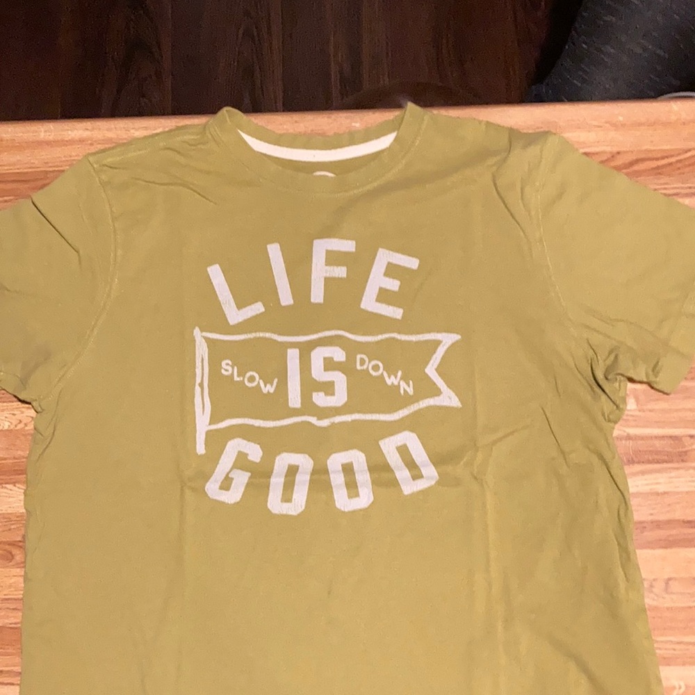 Life is Good, short sleeve, semi-fitted